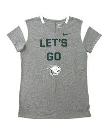 Nike T: Nike Women's Gray Let's Go Wildcat Head