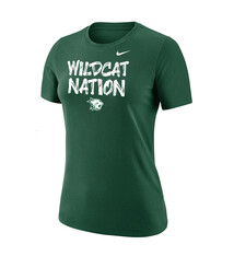 Nike T: Nike Women's Dri-Fit Cotton SS Wildcat Nation
