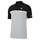 Nike Polo: Nike Victory Colorblock - Black/Light Gray w/White Stripe