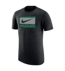 Nike T: Nike Triblend SS Black Heather Swoosh