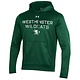 Under Armour Hoody: UA Mens PO - Forest Green