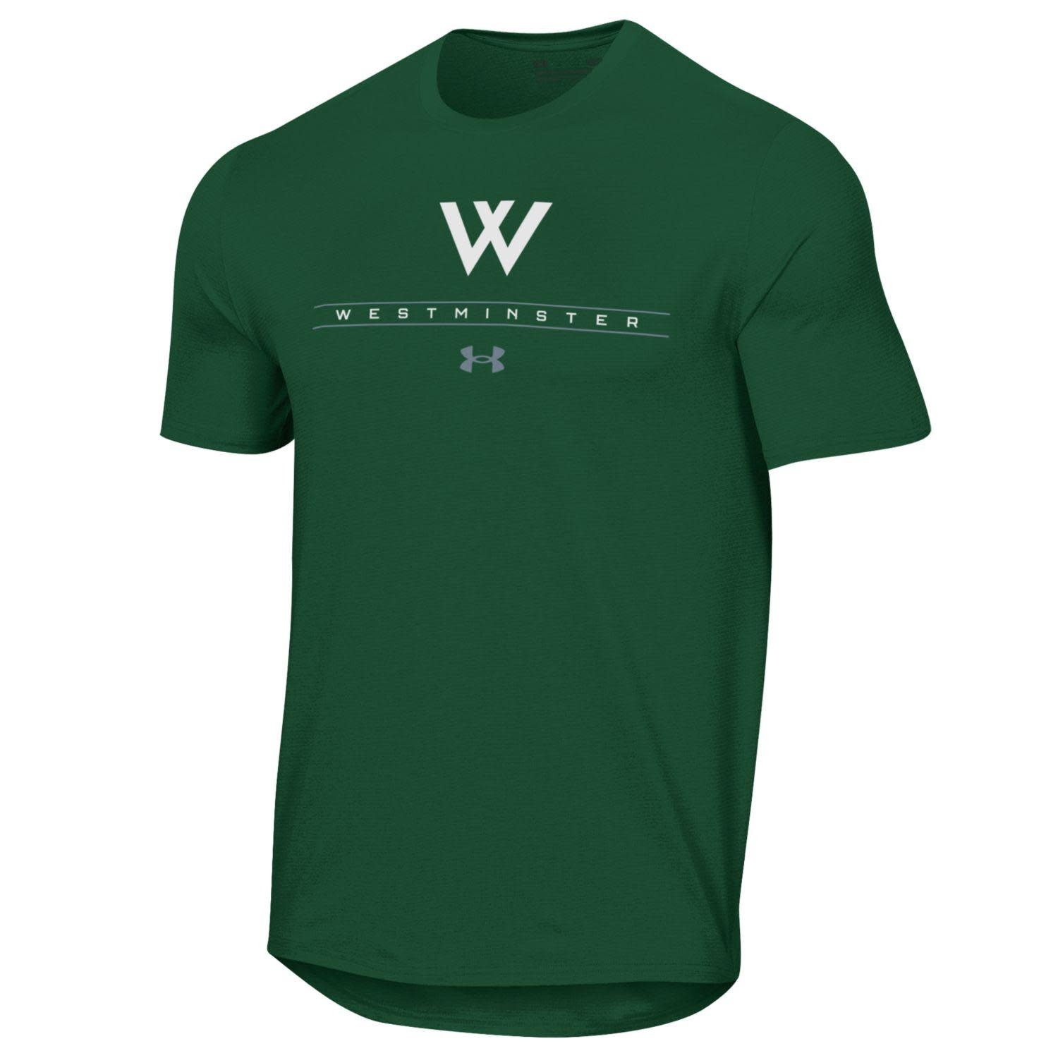 Under Armour T: UA Mens Vent Green w/W above Westminster