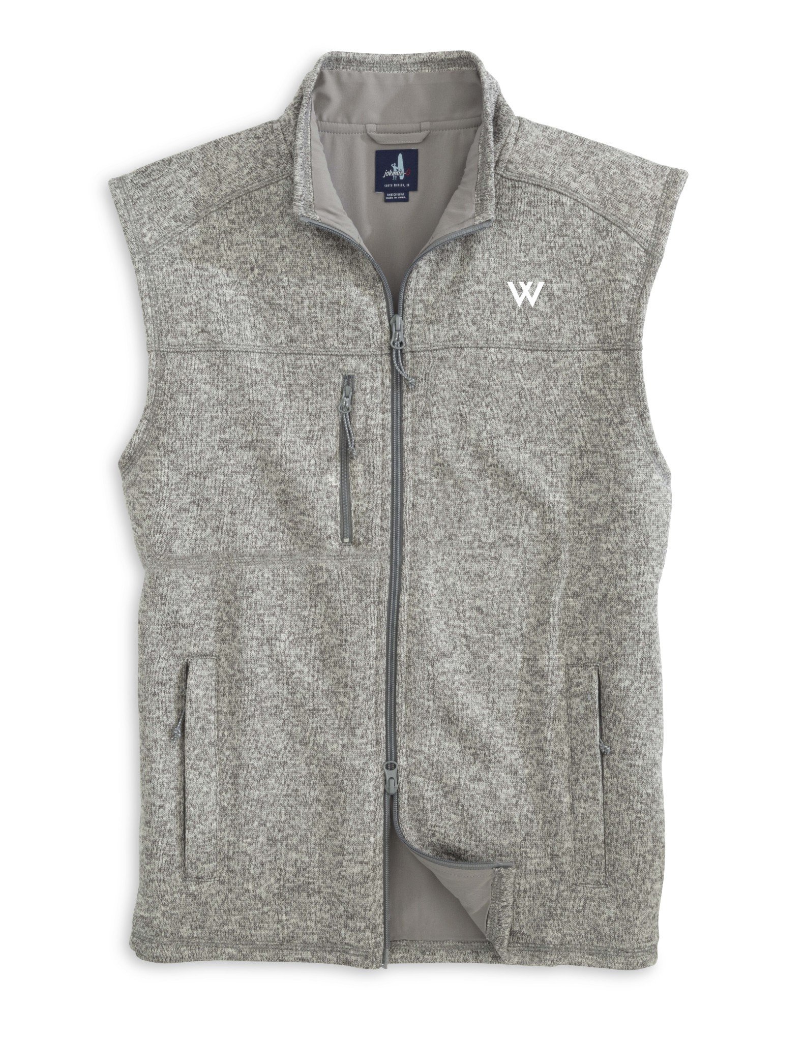 Johnnie-O Vest: Johnnie-O Wes Full Zip