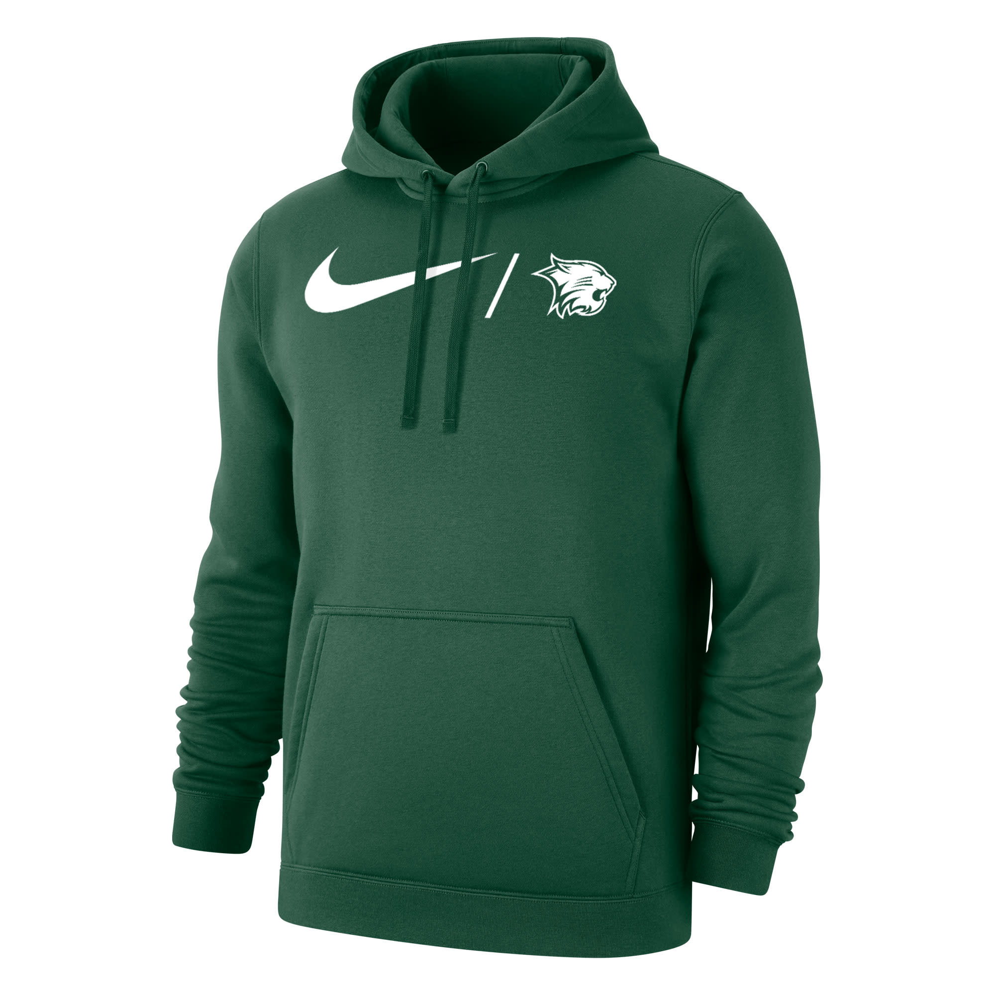 Nike Hoodie: Club Fleece Green