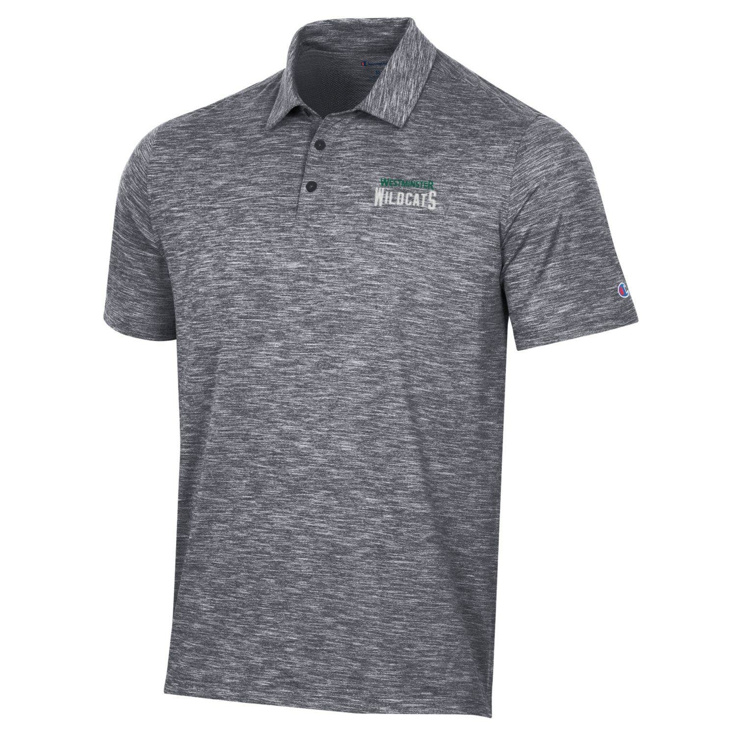 Champion Polo: Mens Micro Mesh Sport- Stealth