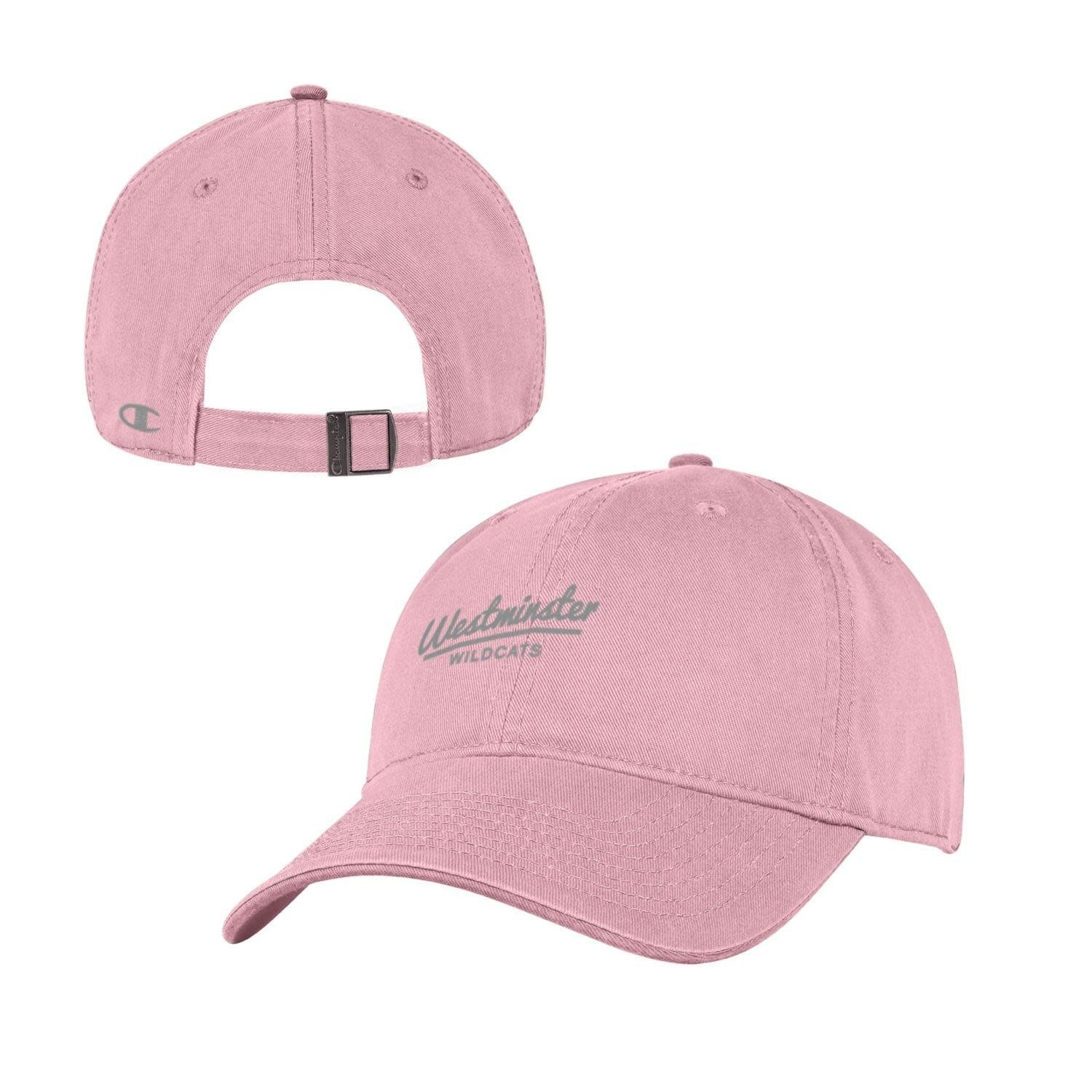 Champion Hat: Champion Womens Relaxed Twill - Hush Pink