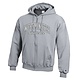 Champion Jacket: Champion Powerblend Full Zip Hoodie Gray