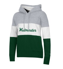 Champion Hoodie: Champion Women's MTO Super Fan Blocked Sleeve