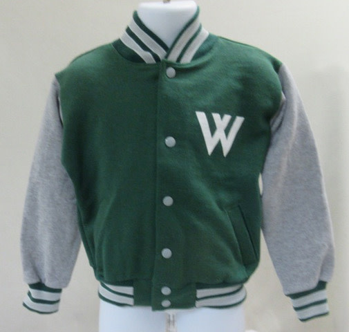 Third Street Sportswear Youth Fleece Snap-Front Baseball Style Jacket