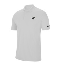 Nike Polo: Nike White Victory Solid
