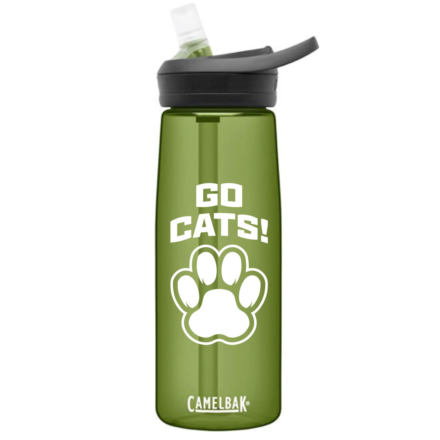Camelbak Water Bottle: Camelbak - Eddy Hunter Green "Go Cats"