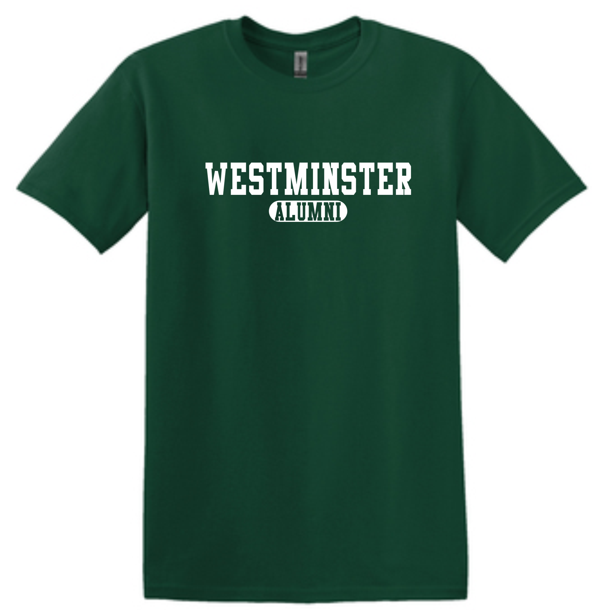Forerunner-Pennant T: Westminster Alumni (Dark Green)