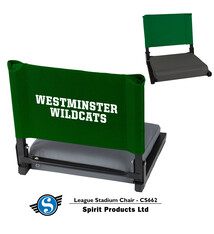 Stadium Seat: League Dark Green w/ White Imprint