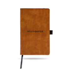 Journal: Wordmark, Ultra Suede, Journal, Brown