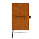 Journal: Wordmark, Ultra Suede, Journal, Brown