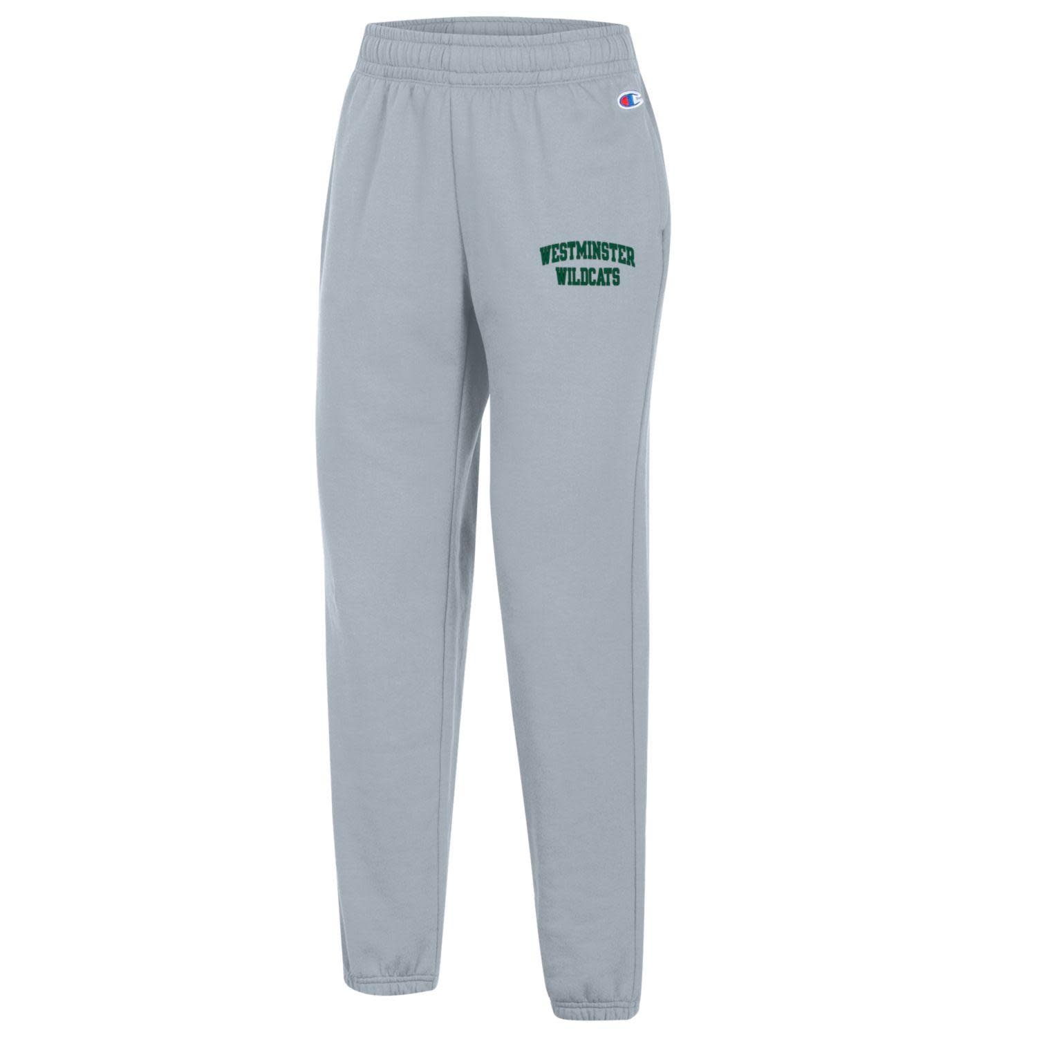 Champion Sweatpants: Champion Women's PB Fleece Pants Silver Spotlight