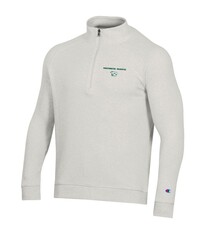 Champion Pullover: Champion Men's Triumph Fleece Raglan 1/4 Zip Pebblestone