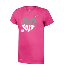Nike T: Youth Legend Tee Vivid Pink Paw Logo