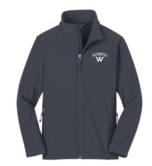 Forerunner-Pennant Jacket: Forerunner Youth Soft Shell Gray