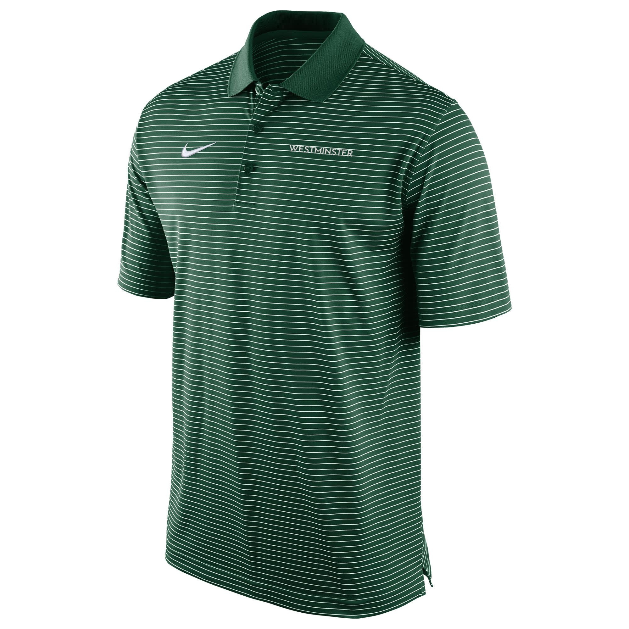 Nike Polo: Nike Stadium Stripe Dri-Fit "Westminster"