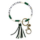 Jardine Keychain: Wristlet Beaded - Westminster & Go Cats!