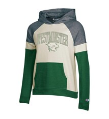 Champion Hoodie: Champion Women's  Westminster/Cat Icon Cream/Gray/Green