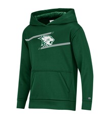 Champion Hoodie: Champion Youth Wildcat Racing Lines Green