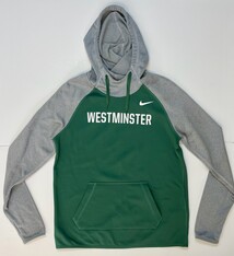 Nike Hoodie: Nike  All Time PO - Green/Gray
