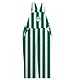 Vive La Fete Overalls: Vive La Fete Green/White Stripe