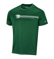 Champion T: Champion Men's SS Dri-fit Cathead Racing Lines - Green