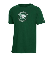 Champion T: Champion Youth SS Green Westminster Wildcats circle w/ Cathead