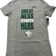 Nike T: Y7 SS Gray - Greatness Starts Here