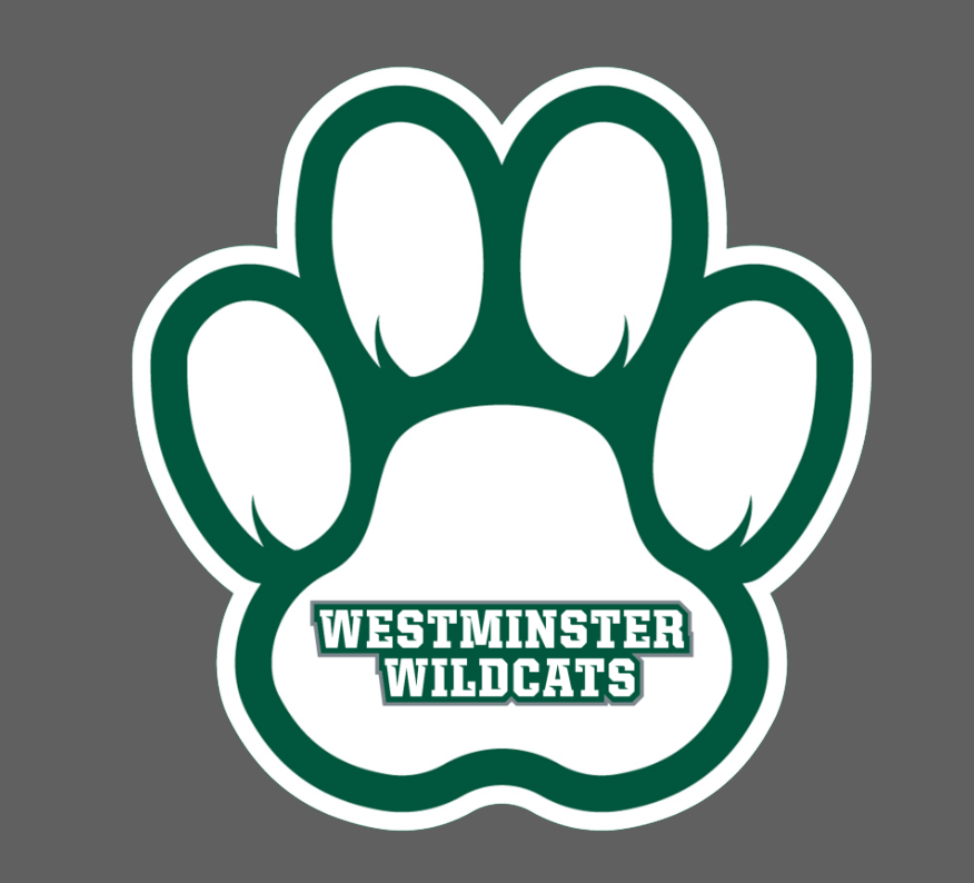 Decal: Paw Westminster Wildcats