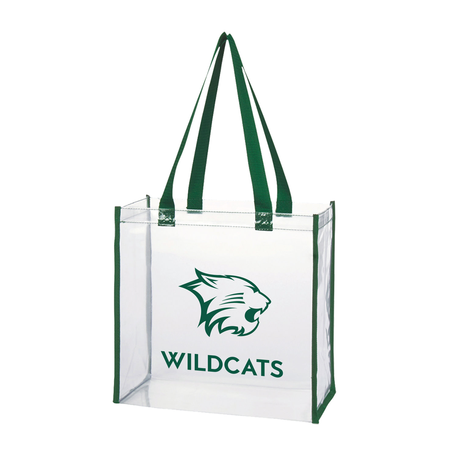 Tote: Forest Green Clear Bag