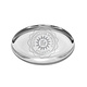 Jardine Paperweight: Glass Oval with Etched Seal