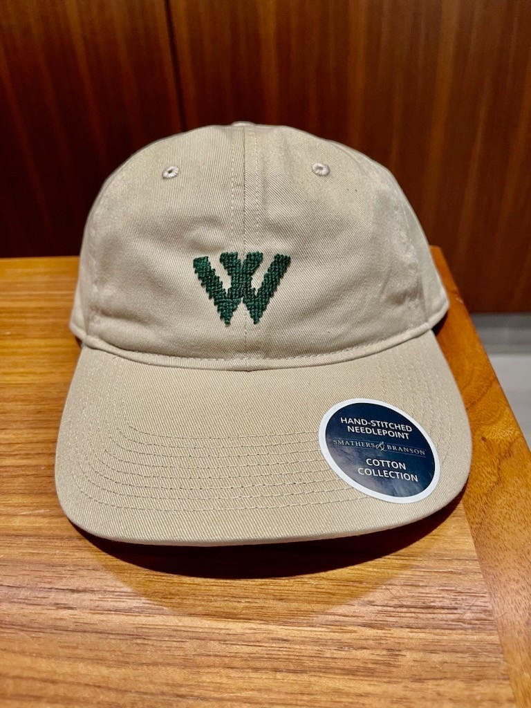 Smathers & Branson Hat: Smathers & Branson Stone w/ Green W
