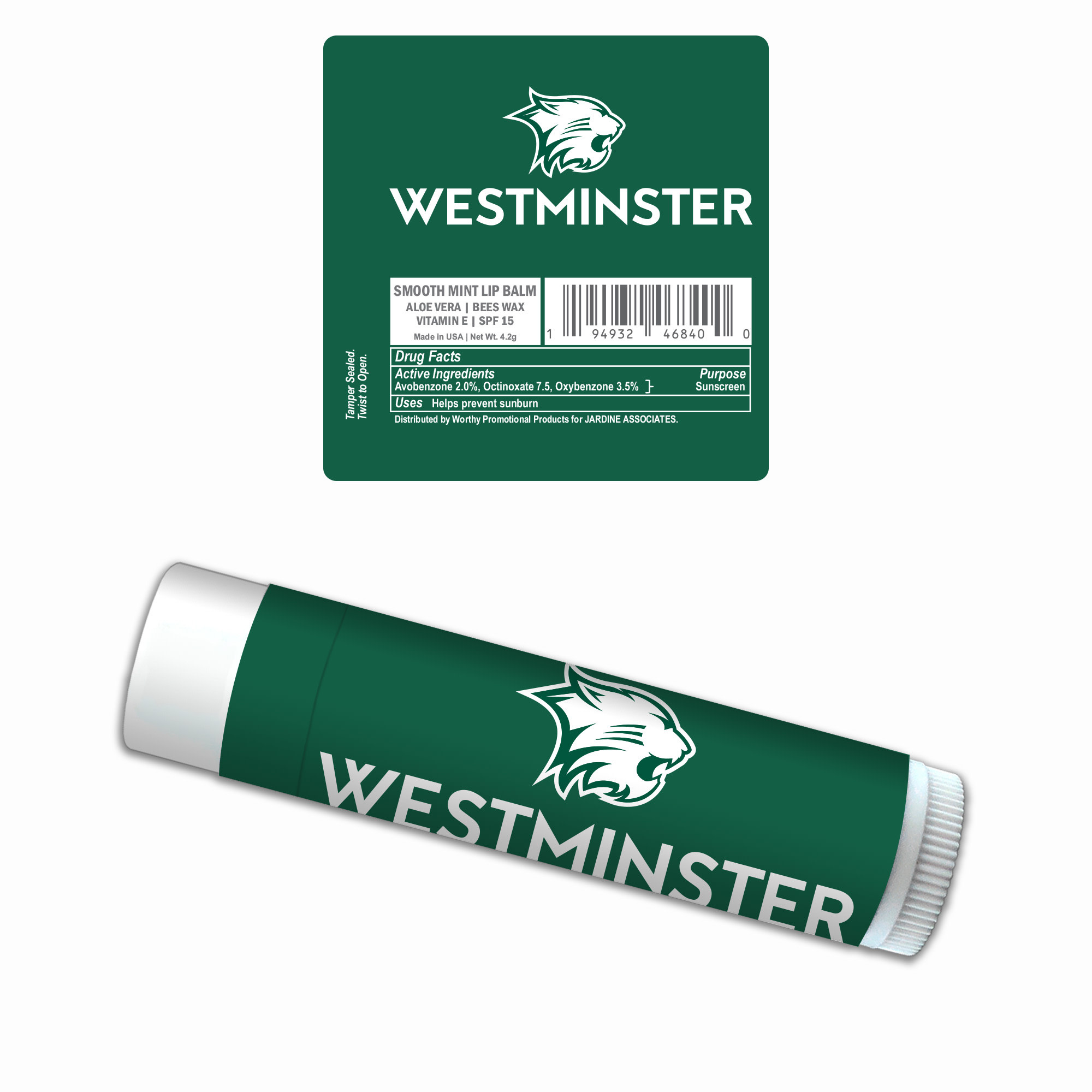 Chapstick: Natural Lip Balm Mint Flavor Westminster