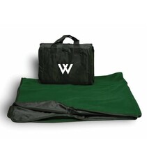 Blanket: Outback Blanket, Black/Hunter Green, W