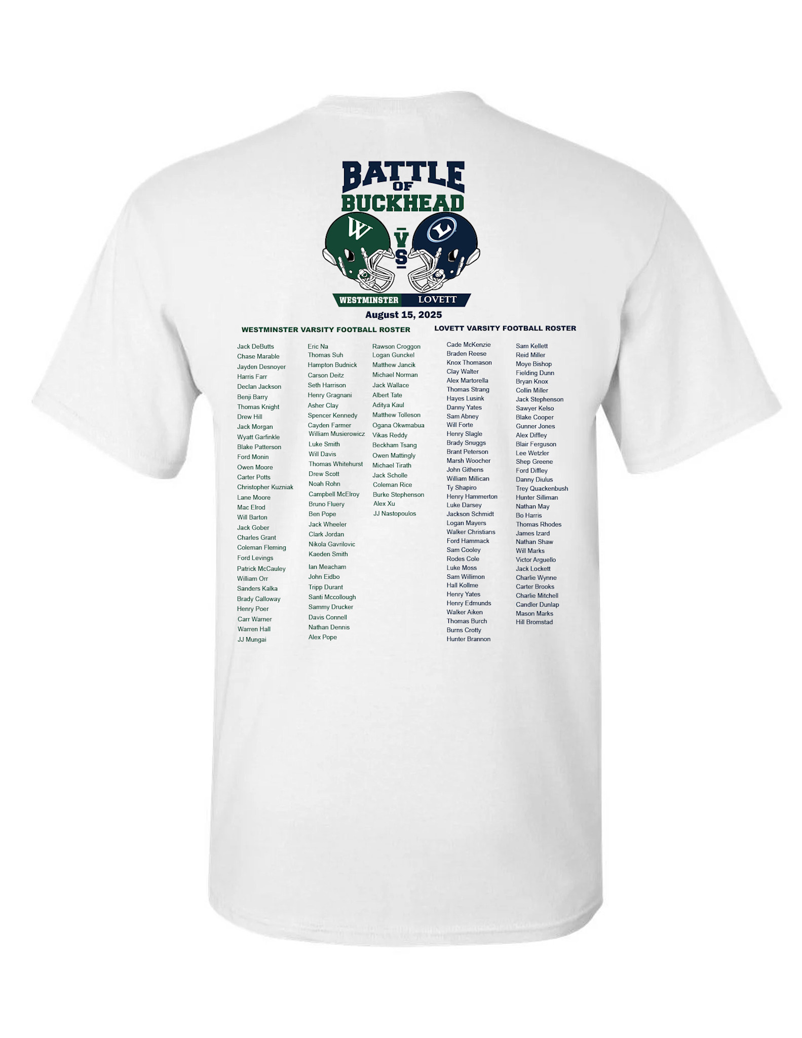 Port Authority Battle of Buckhead T-Shirt 2025