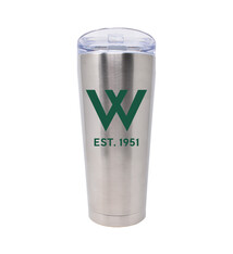 Nordic Company, Inc. Tumbler: 26 oz MyBevi Brushed Steel, 'W' Est. 1951