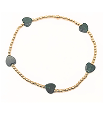 Erin Gray Bracelet: Erin Gray Love Bracelet Green 6.5 inch