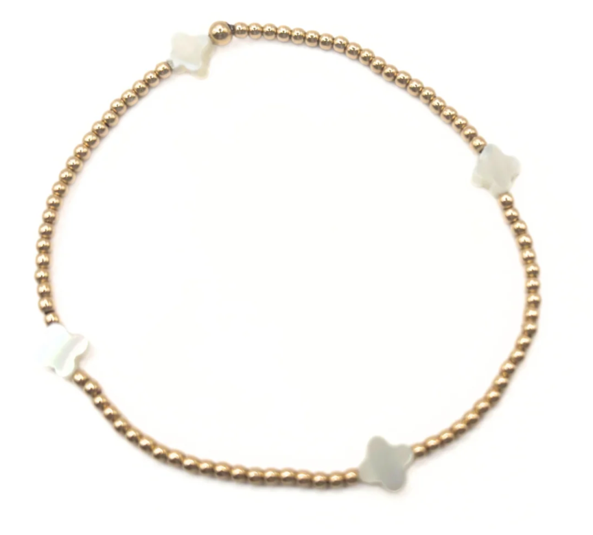 Erin Gray Bracelet: Erin Gray Love Bracelet White 6.5 inch