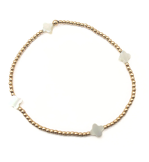 Erin Gray Bracelet: Erin Gray Love Bracelet White 7 inch
