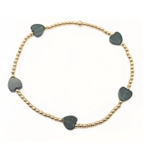 Erin Gray Bracelet: Erin Gray Love Bracelet Green 7 inch