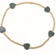 Erin Gray Bracelet: Erin Gray Love Bracelet Green 7 inch