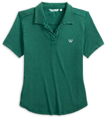 Johnnie-O Polo: Johnnie-O Women's  Coastal Wash Polo Green