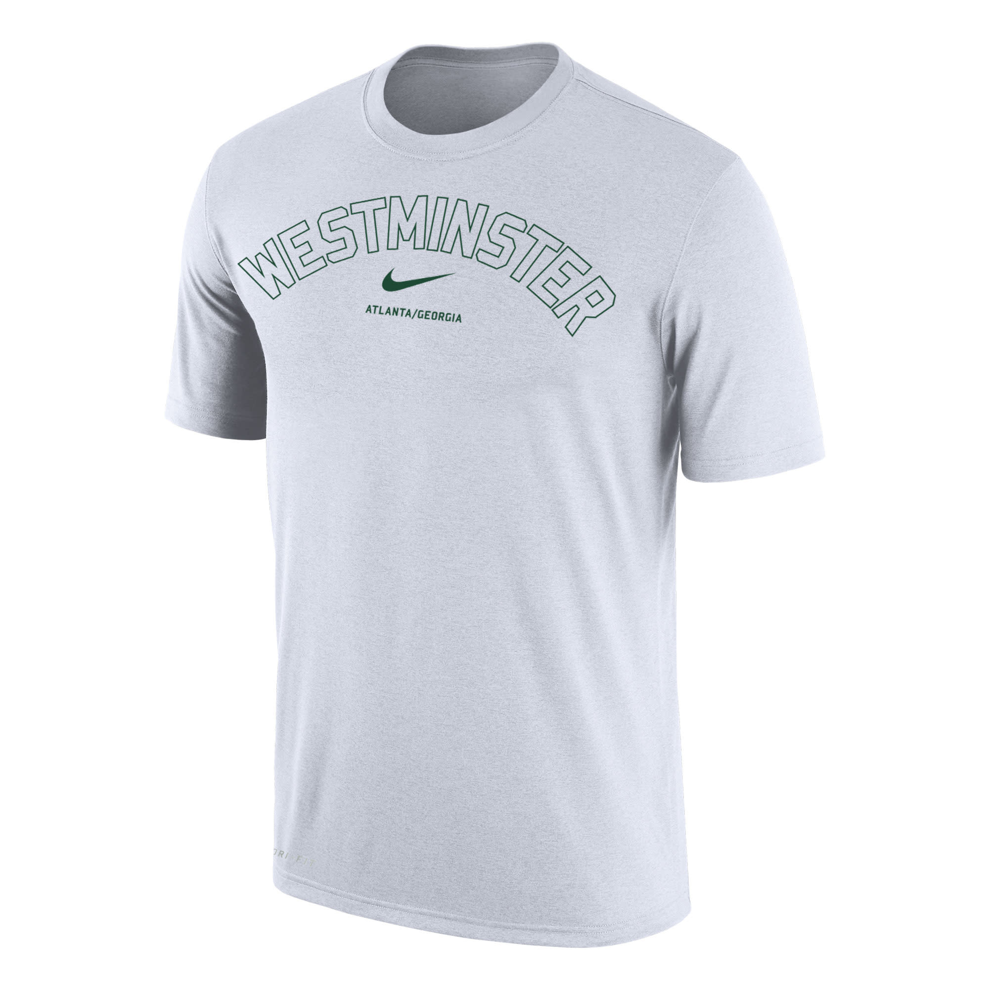 Nike T: Nike Dri-Fit Cotton Short Sleeve White XXL