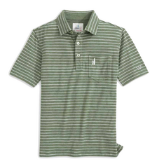 Johnnie-O Polo: Youth Johnnie-O Ryan Oxford Stripe