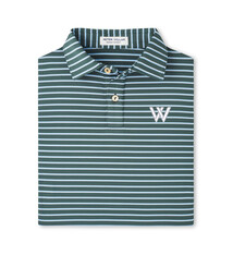 Peter Millar Polo: Boys Dunnes Polo Nordic Pine Stripe
