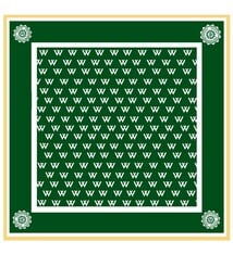 Silk Scarf: Twill Square Scarf with Seal